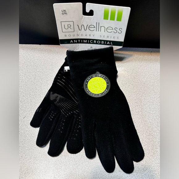 UR Wellness Boundary Series Antimicrobial Fleece Gloves, L/XL, Touch Screen - Picture 1 of 4